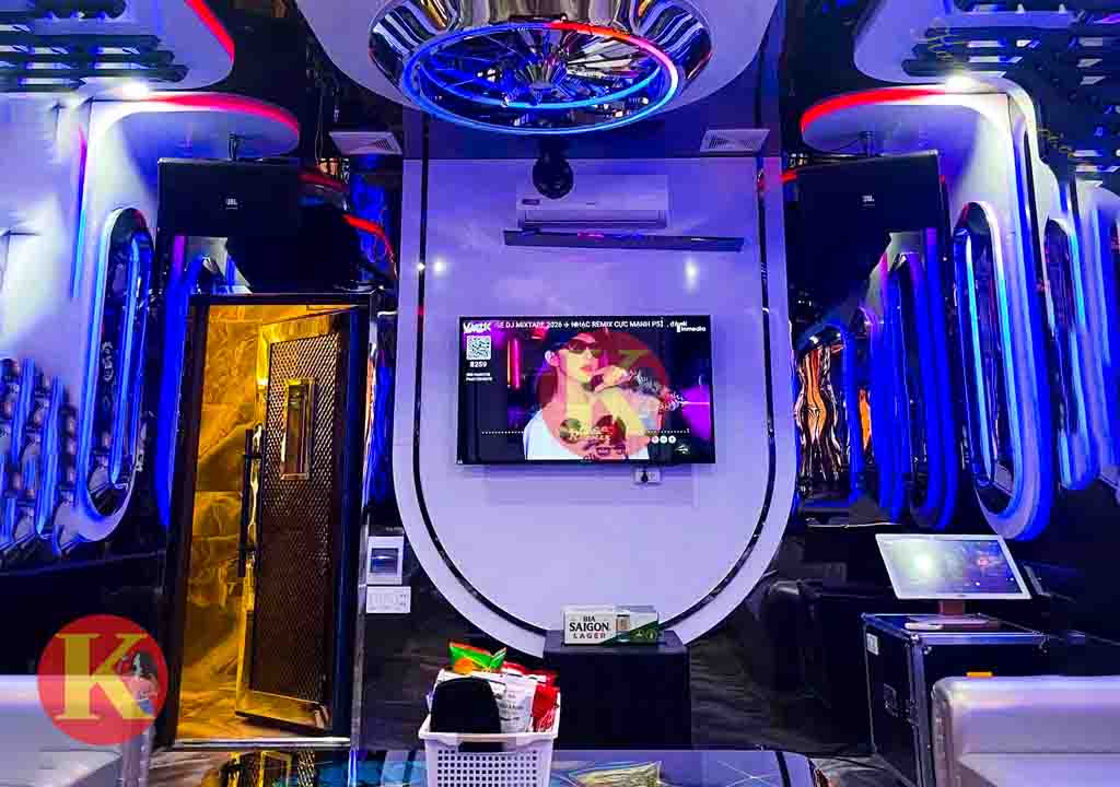 Phòng hát sang trọng tại Karaoke Ocean KTV 45 Lê Ngọc Hân Hai Bà Trưng karaokehanoi.com