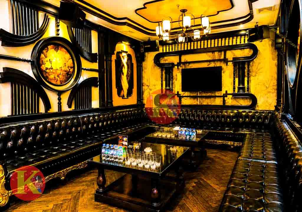 Phòng hát sang trọng tại Karaoke Rome 454 Trần Khát Chân Hai Bà Trưng karaokehanoi.com