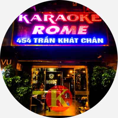 Phòng hát sang trọng tại Karaoke Rome 454 Trần Khát Chân Hai Bà Trưng karaokehanoi.com
